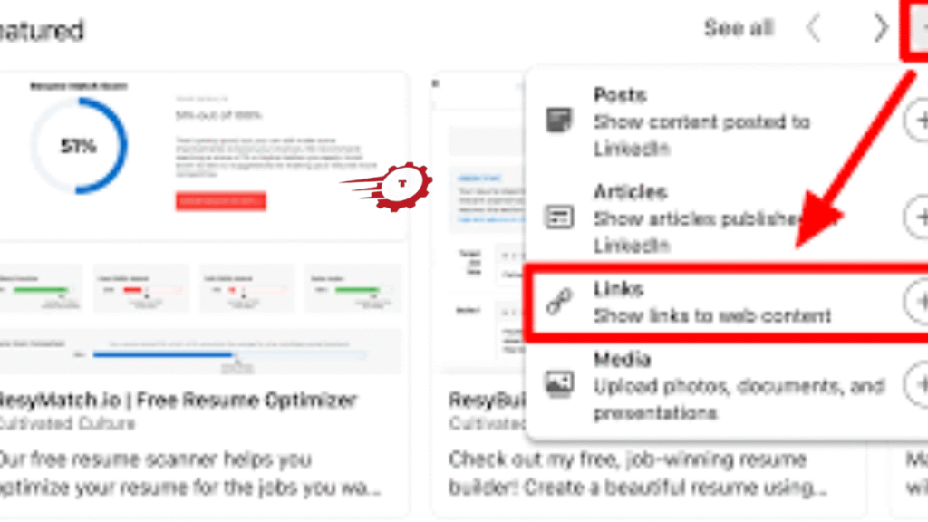 upload resume to linkedin