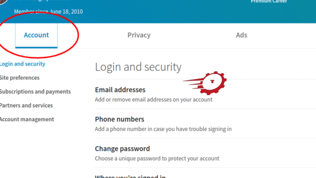 how to delete linkedin account