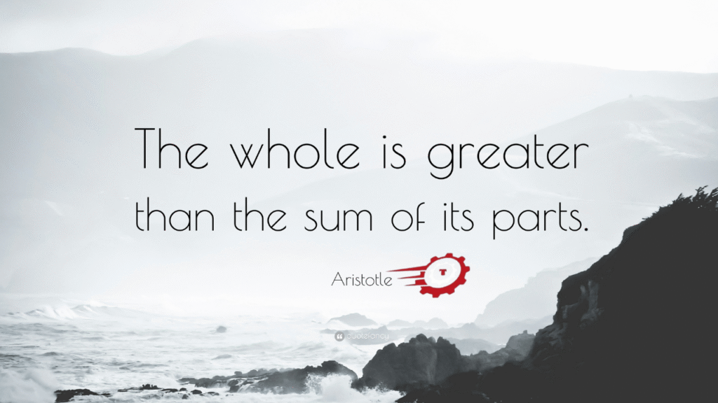 the whole is greater
