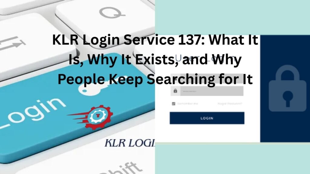klr login service 137