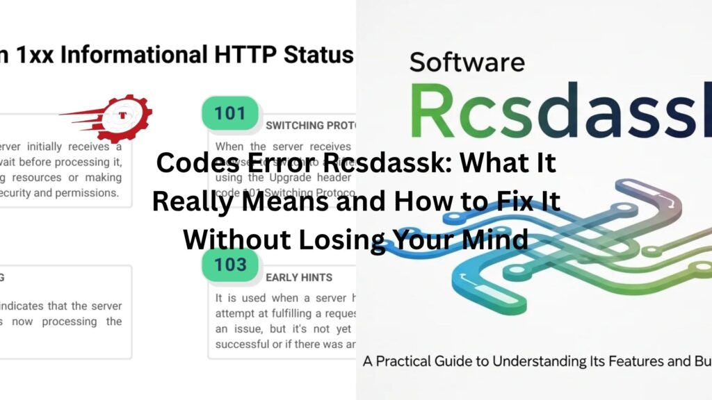 Codes Error Rcsdassk: What It Really Means and How to Fix It Without Losing Your Mind codes error rcsdassk